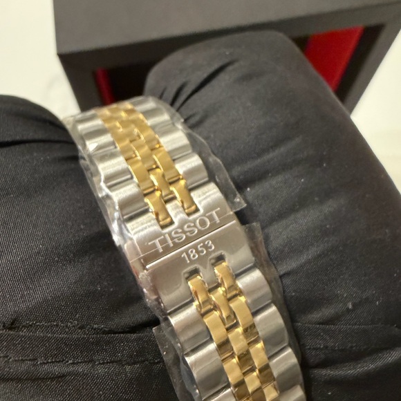 Tissot Silver and Gold Men's Watch - Picture 7 of 9